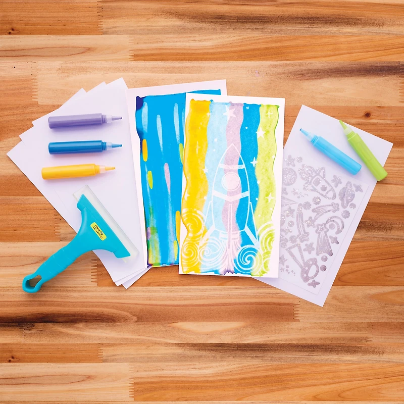 Creativity for Kids® Outer Space Squeegeez Magic Reveal Art