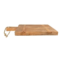 Hello Honey® 18" Mango Wood Cheese Board with Rope on Handle