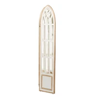 White Wood Farmhouse Room Divider Screen, 72" x 48" x 2"