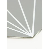 FloorPops Vers Peel & Stick Hexagon Floor Tiles