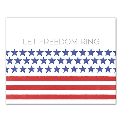 Let Freedom Ring Canvas Wall Art