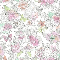 RoomMates Disney® Princess Floral Peel & Stick Wallpaper