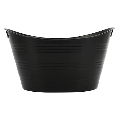 21" Black Plastic Ice Tub by Celebrate It™