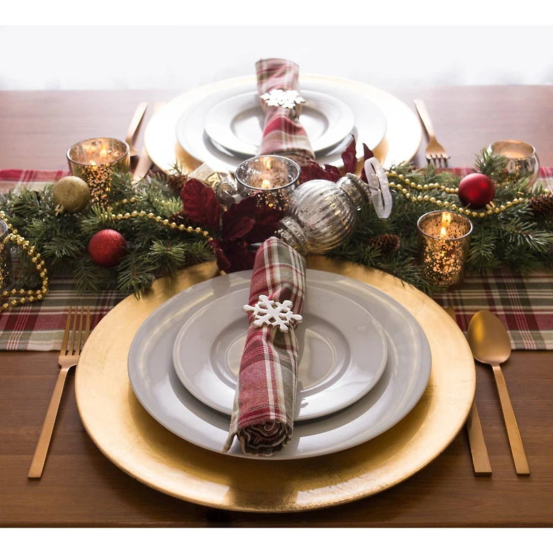 DII® 72" Give Thanks Plaid Table Runner