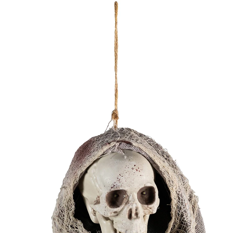 36" Touch Activated Hanging Death Reaper Halloween Decoration