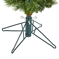4ft. Pre-Lit Green Artificial Christmas Tree, Clear LED Lights
