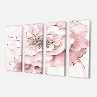Designart - Indigold Shabby Peonies Pink