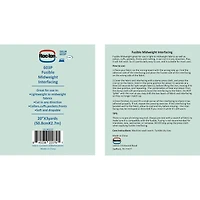 Roc-Lon 20" x 3yd. Fusible Midweight Polyester Interfacing