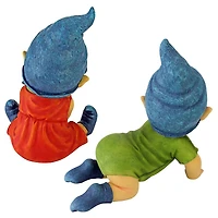 Design Toscano Archibald & Blaze Baby Gnome Statue Set