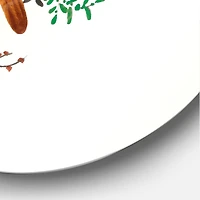 Designart - Two Chinese Birds On A Flowering Tree Branch