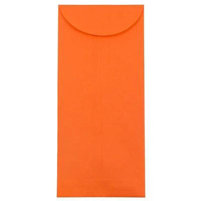 JAM Paper #14 Brite Hue Orange Policy Business Colored Envelopes, 25ct.