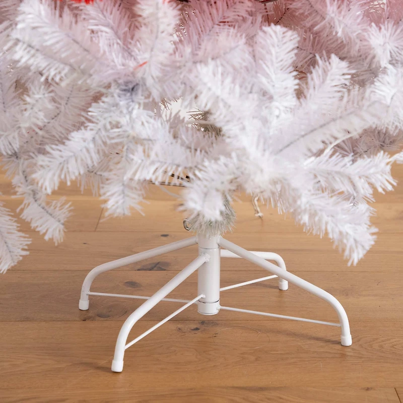 5ft. Pre-Lit Red Santa’s Hat Artificial Christmas Tree, Clear LED Lights