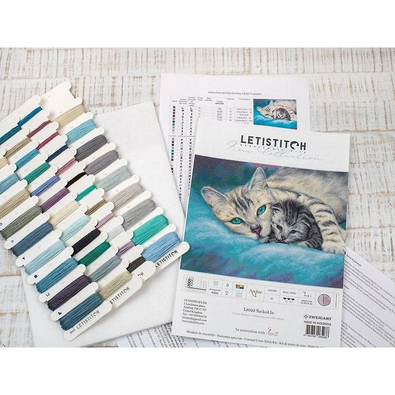 Letistitch Tucked In Counted Cross Stitch Kit