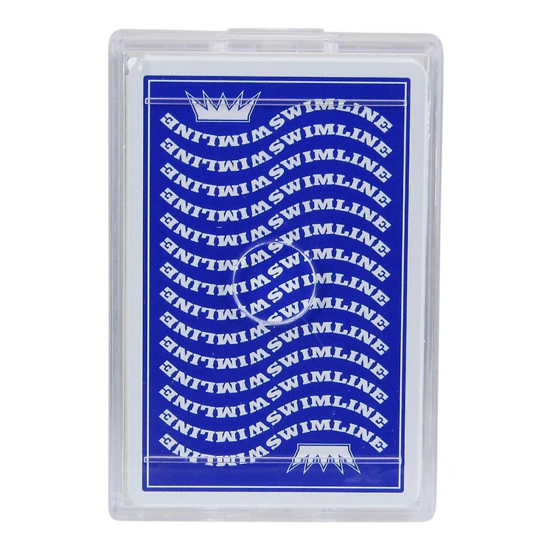 Swim Central Blue Waterproof Swimming Pool Card Deck