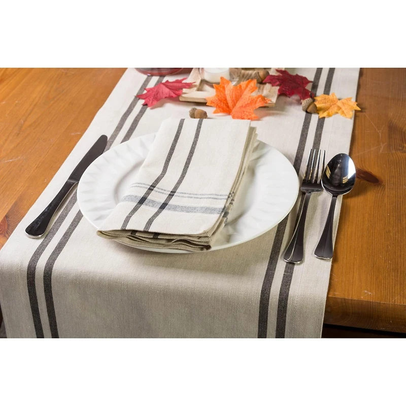 DII® French Stripe Cloth Dinner Napkins