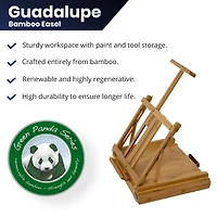 Pacific Arc Compact Tabletop Easel with Storage