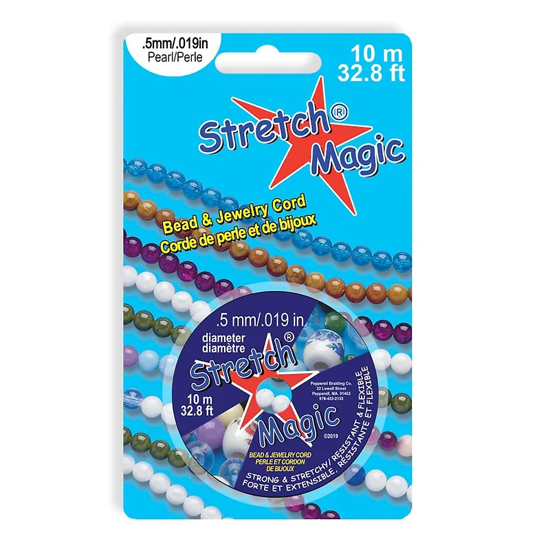 Stretch Magic® Pearl Bead & Jewelry Cord, 0.5mm
