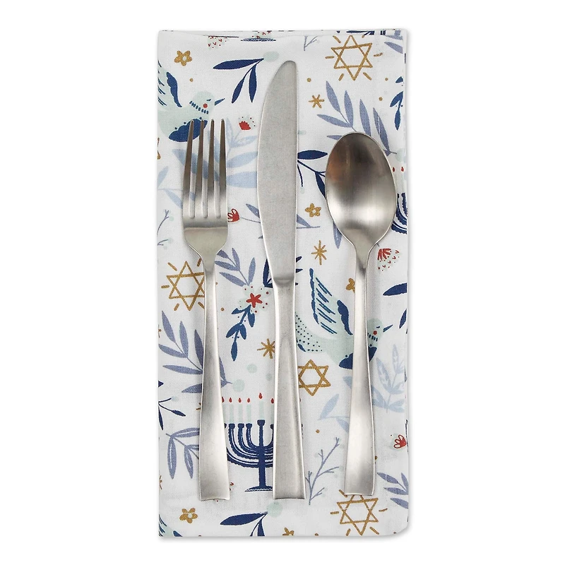 DII® Hanukkah Blessings Printed Napkin Set