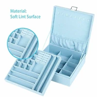NEX™ 2-Layer 10.5" Lint Jewelry Box Organizer