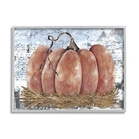 Stupell Industries Abstract Pumpkin Collage Framed Giclee Art