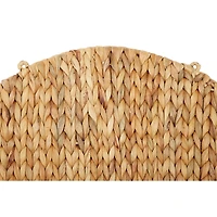 Brown Sea Grass Coastal Style Wall Shelf, 24" x 24" x 24"