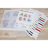 Luca-S Winter Toys Plastic Canvas Counted Cross Stitch Kit