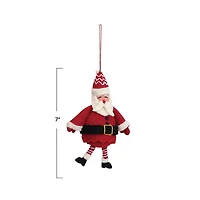 Hello Honey® Handmade Wool Felt Santa Ornament