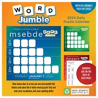 TF Publishing 2024 Word Jumble Daily Desktop Calendar