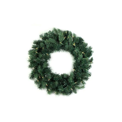 24" Pre-Lit Washington Frasier Fir Artificial Christmas Wreath