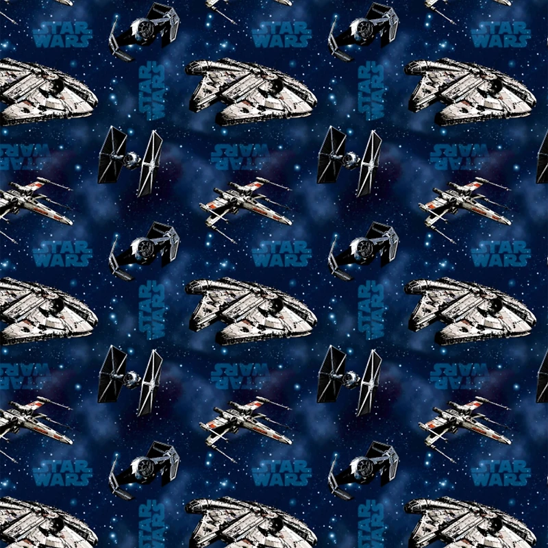 Camelot® Fabrics Star Wars™ Blue Ships Cotton Fabric