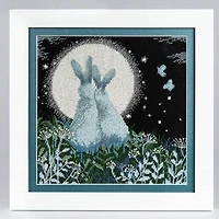 Charivna Mit Cross Stitch Kit Moon Hares