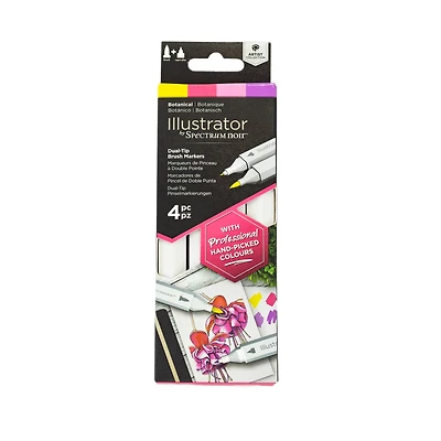 Spectrum Noir™ Illustrator Botanical Dual-Tip Brush Markers