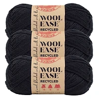 3 Pack Lion Brand® Wool-Ease® Recycled Solid Yarn