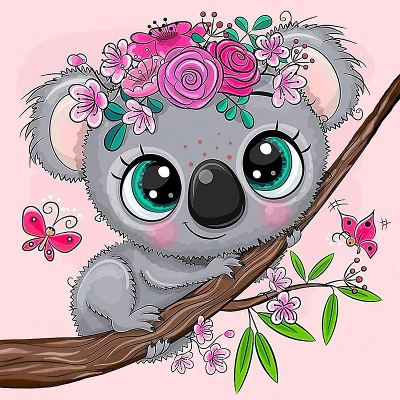 Crafting Spark Little Koala Diamond Painting Kit