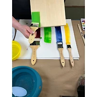 Silver Brush Limited Alpine White™ Wide Wash & Blend Background Brushes Set