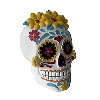 8.75" Sugar Skull with Flower Crown Tabletop Décor by Ashland®