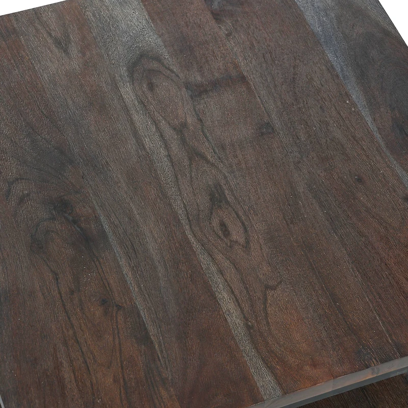 Hello Honey® 24" Saratoga Rustic Wood & Metal End Table