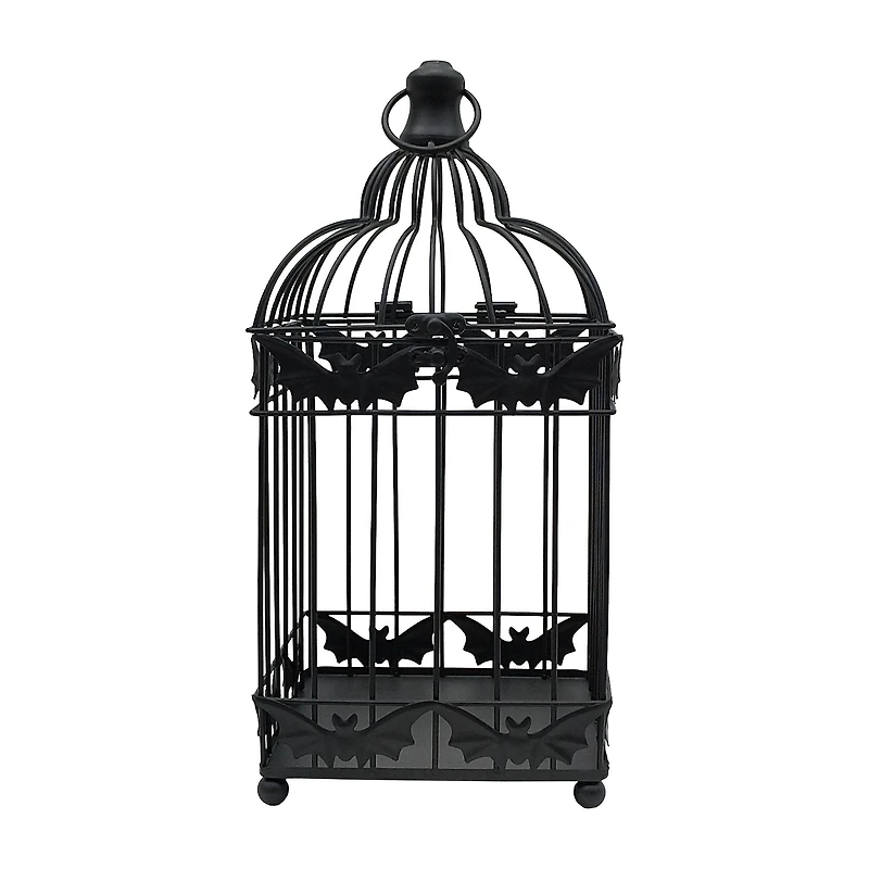 11.75" Black Metal Bird Cage by Ashland®