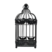 11.75" Black Metal Bird Cage by Ashland®