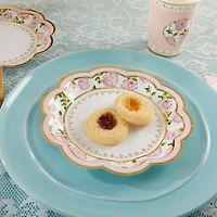Kate Aspen® 7" Pink Tea Time Whimsy Paper Plates, 32ct.