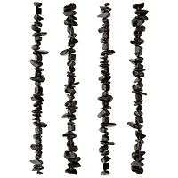 Black Quartz Chip Beads by Bead Landing®