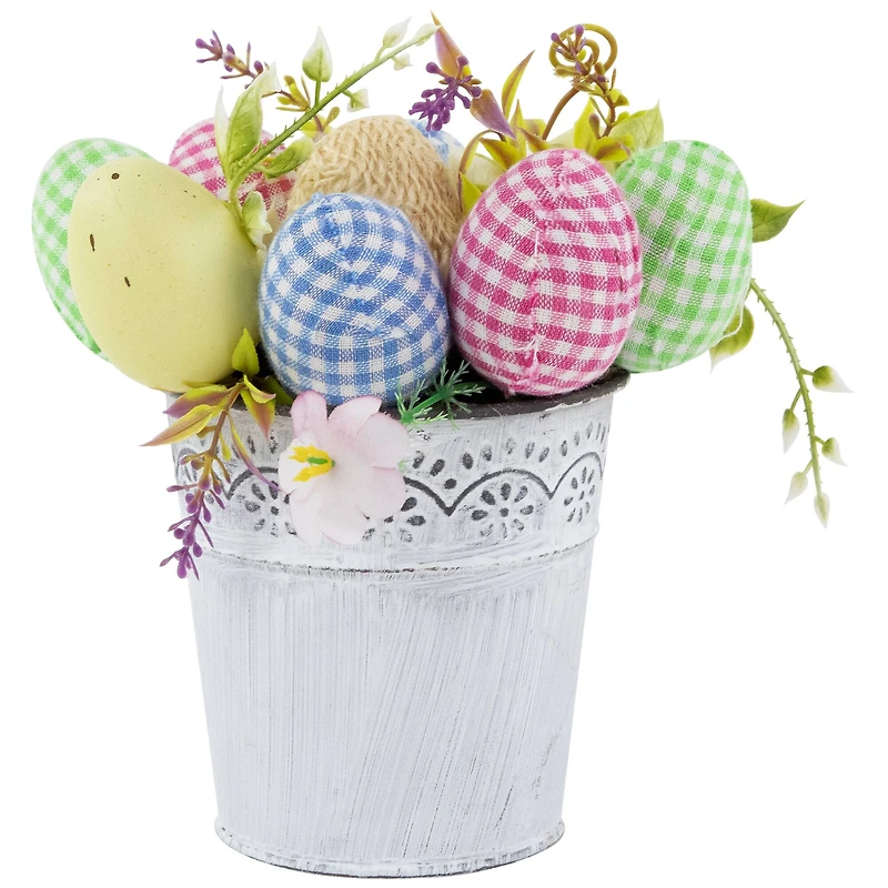 7" Easter Egg Spring Potted Floral Arrangement