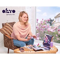 OKTO DIY Wood & Craft Inspiration Flowers Clay Kit