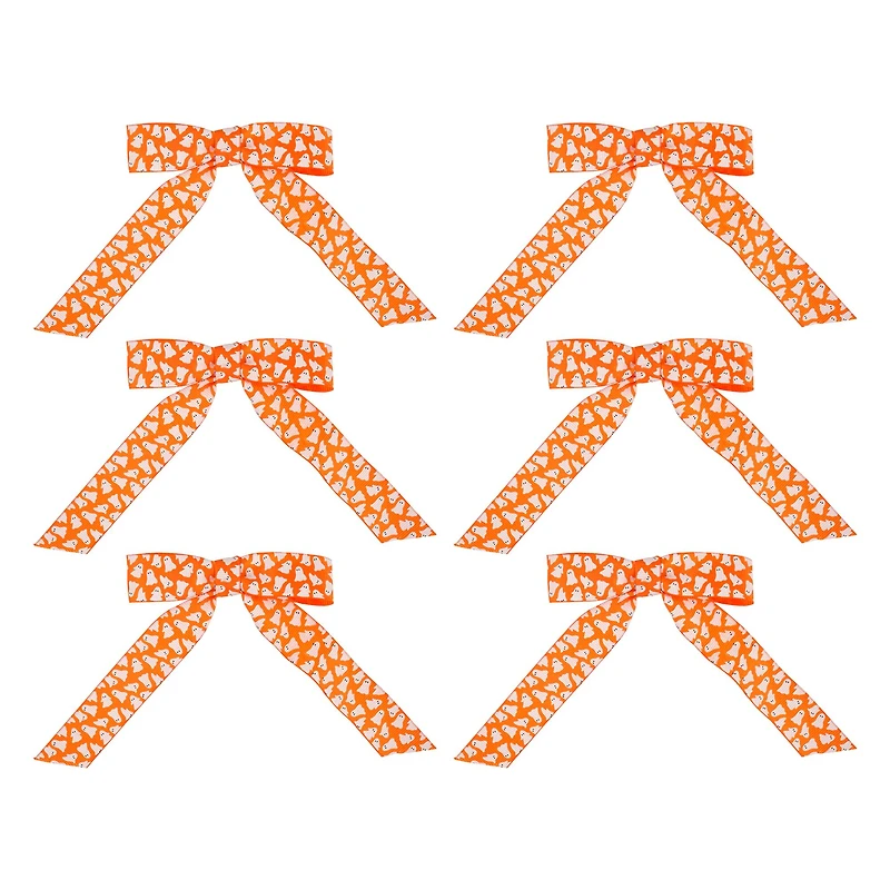 6" Ghost Bows, 6ct. by Celebrate It™