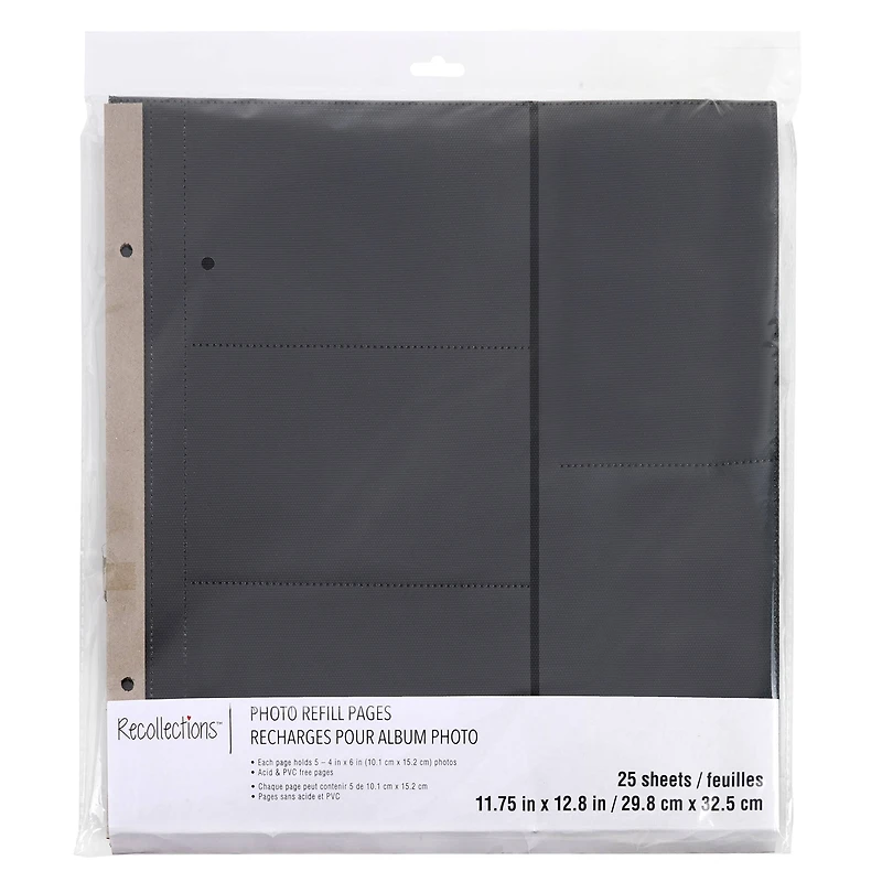 12" x 13" Photo Album Refill Pages by Recollections™