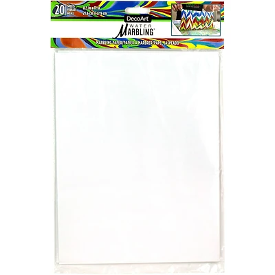 DecoArt® Water Marbling Paper, 20ct.