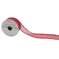 1.5'' x 3yd. Sheer Wired Ribbon by Celebrate It®