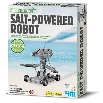 Toysmith® 4M Green Science Salt Water Powered Robot Kit