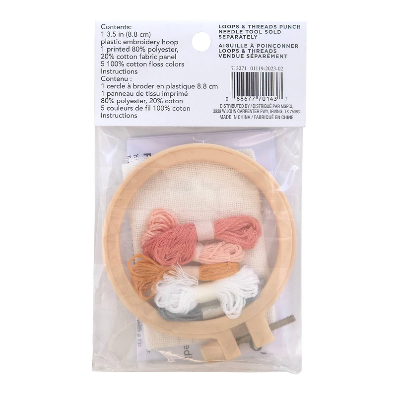 Rainbow Punch Needle Kit by Loops & Threads®