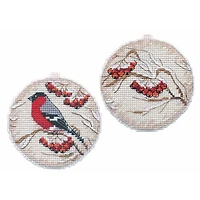 Oven Embroidery On Plastic Canvas Christmas Tree Toy Rowan Cross Stitch Kit